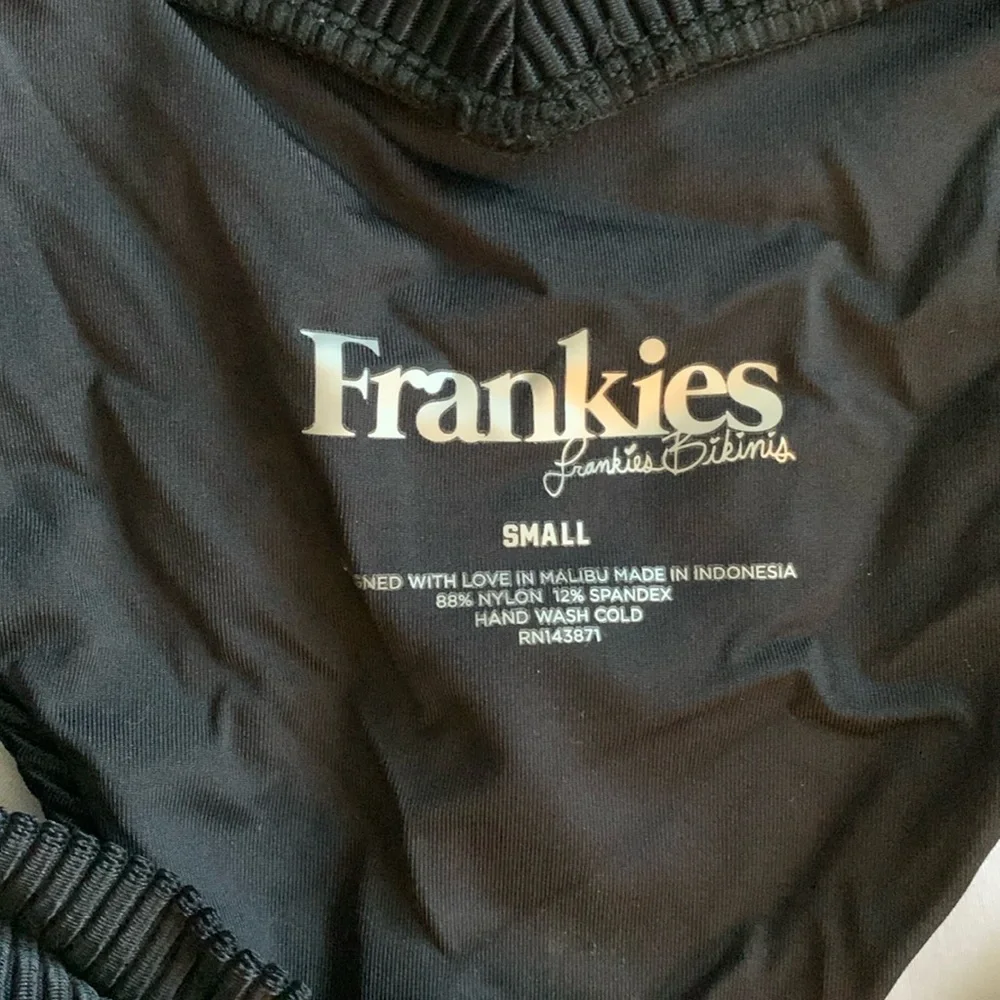 Frankies bikinis “Austin” bottoms in black